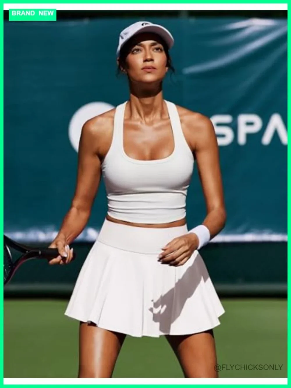 Pleated Tennis Skort with Pockets, High Waist Athletic Skirt with Shorts Liner
